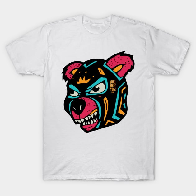 Lucha Bear T-Shirt by RubbertoeDesign